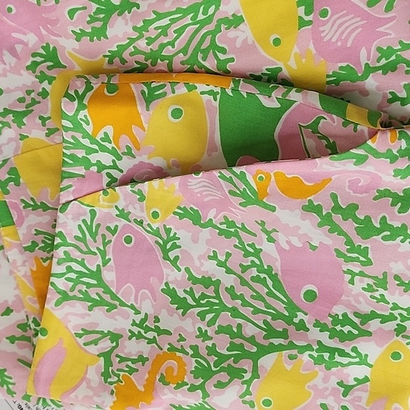 Lilly Pulitzer Womens  Coastal Corral  Fish and sea Horse Print  Skirt Size 6 - Picture 15 of 16